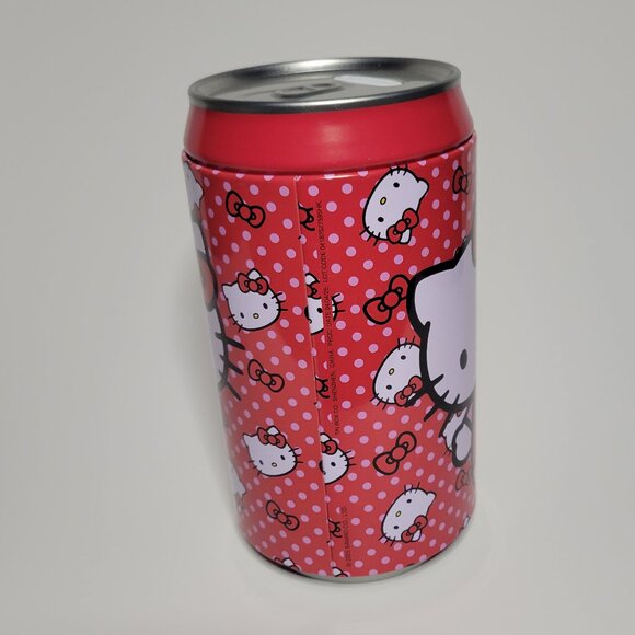 Hello Kitty Tin Can Coin Bank 2025 The Tin Box Company New Sanrio Red 7.75 x 4 - Picture 3 of 7